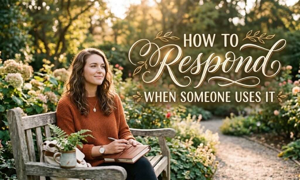 how-to-respond-when-someone-uses-it