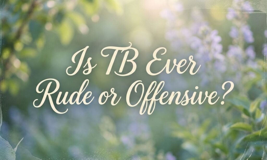 is-tb-ever-rude-or-offensive
