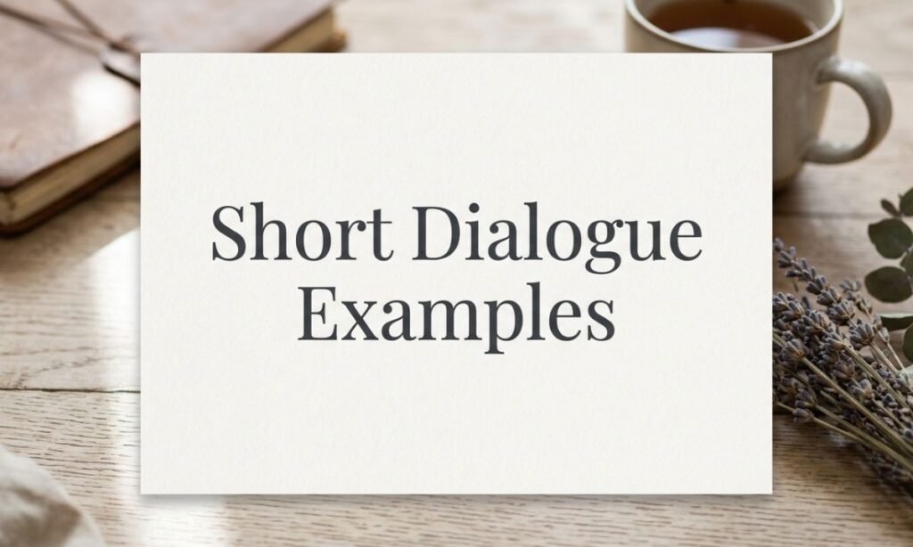 short-dialogue-examples