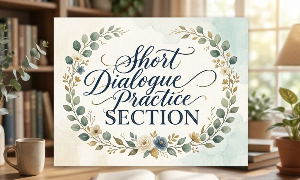 short-dialogue-practice-section