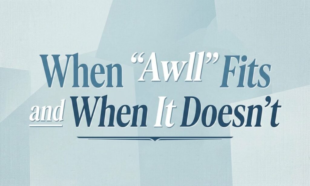 when-awll-fits-and-when-it-doesnt